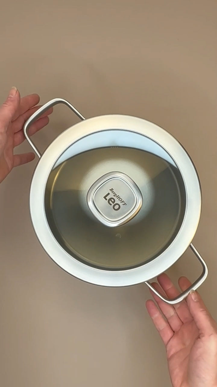 LEO Kookpot met deksel Graphite - Ø 20cm