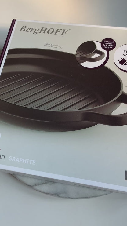 LEO Grillpan Graphite Cast iron - Ø 26cm